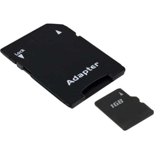 31*23*2mm Black Full Size Lockable to Protect Contents 10pcs TF T-Flash Trans-flash Card to Memory Card Convert Adapter