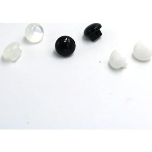 8mm/9mm/10mmDecorative Buttons Sale Sewing Accessories small Black Bread Resin Button Sewing Craft Accessory Wholesale 100pcs