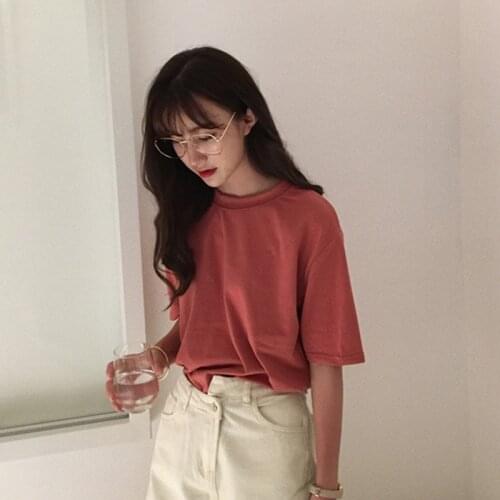 Cheap wholesale 2019 new autumn winter Hot selling womens fashion casual short sleeve shirts FC125