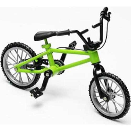 Fingerboard bicycle Toys With Brake Rope Blue Simulation Alloy Finger bmx Bike Children Gift Mini Size New Sale