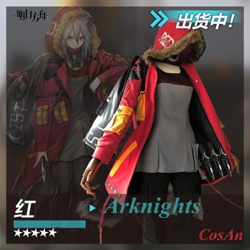 Hot Game Arknights Projekt Red Cosplay Costume Full Set Female Combat Uniform Party Role Play Clothing S-XL Limited Inventory