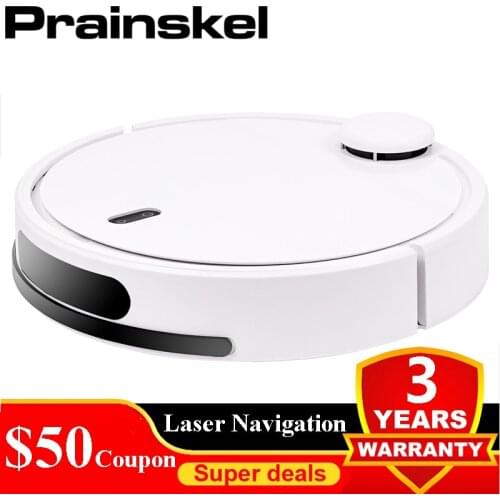 Prainskel FR-X Robot Vacuum Cleaner Auto-charge Smart Home Appliance Alexa Sweep & Wet Mopping for Floor & Carpet Aspiradora