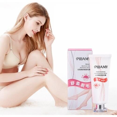 Hair Removal Cream Easily Remove Leg Hair Natural Plants Mild and Not Irritating Delicate and Soft Skin Gentle and Painless