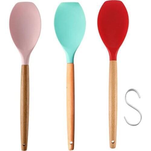 Spoon Salad Large Serving Spoon Salad Hands Silicone Salad Server Set