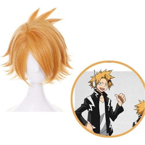 My Hero Academia Boku no Hero Academia Cosplay Kaminari Denki Wig Party Role Play Cosplay Wig Cosplay Costume
