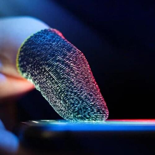 2021 New Finger Cover Breathable Game Controller Finger Sleeve For PUBG Sweatproof Non-Scratch Touch Screen Gaming Thumb Gloves