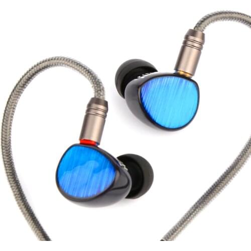 Shuoer Soloist Liquid Silicone Kevlar Driver HiFi In-ear Earphones with 6N OCC 2Pin Cable for Audiophiles Musicians