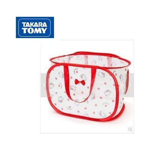 Hello Kitty Clothes Storage Basket Cartoon Toy Storage Box Laundry Basket Folding Dirty Clothes Basket