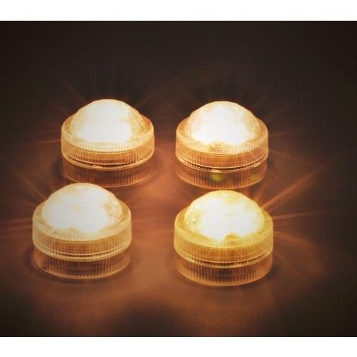 LED Submersible led light for wedding party remote control Battery operated vase party Glass lantern light for wedding