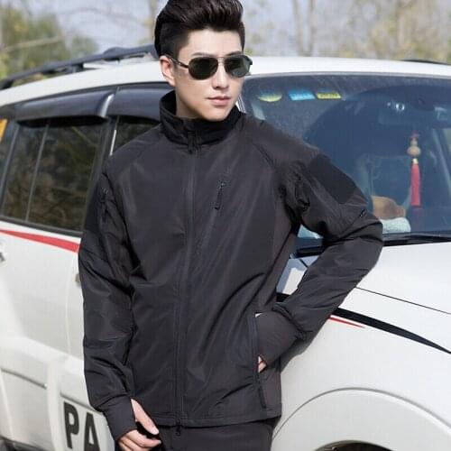Outdoor Tactical Military Charge Clothes Waterproof Plus Velvet Keep Warm Men And Women Trekking Camping Climbing Windbreaker