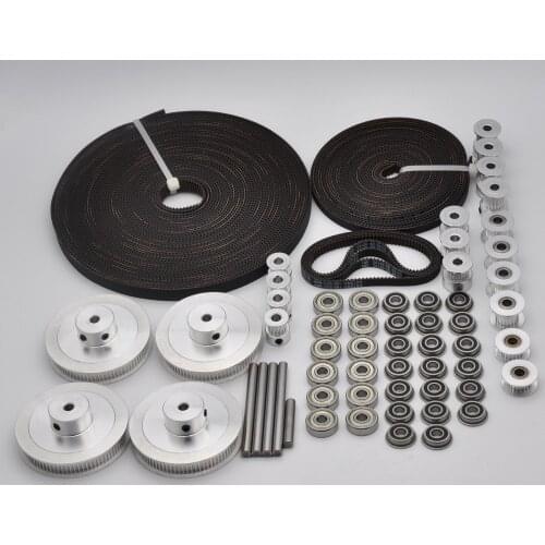 Voron 2.4 3d printer Corexy motion parts Gates GT2 LL-2GT RF Open Belt 2GT 16T 20T pulley 188mm belt Shaft bearings