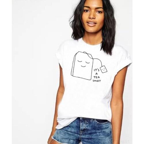 Tops Funny Its A Tea Shirt Graphic T shirt Design Women Short Sleeve