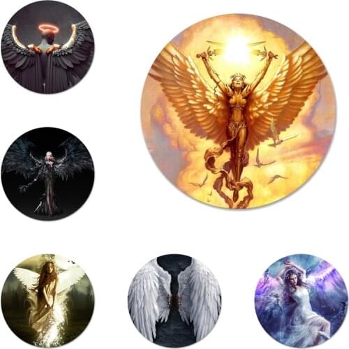 Fantasy Angel Girl Wings Icons Pins Badge Decoration Brooches Metal Badges For Clothes Backpack Decoration