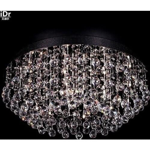 Gold Ceiling lamp Contemporary hotel bedroom lamp living room lamp crystal lamp 80cm W x 35cm H