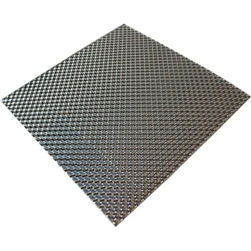 1000 Series Natural Color Car Heat Insulation Plate Custom Automobile Engine Compartment Hemispheric Embossed Aluminum Sheets