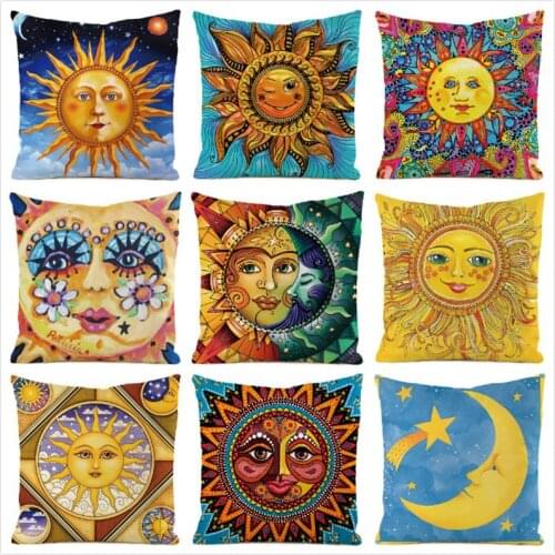 45cm*45cm Sun Inimitated Silk Fabric Throw Pillow Covers Couch Cushion Cover Home Decorative Pillows Pillow Case