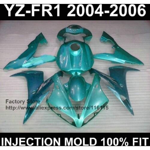 7Gifts fairing kit for YAMAHA fairings YZF R1 2004 2005 2006 yzf r1 04 05 06 pure sky blue fairing set Full injection