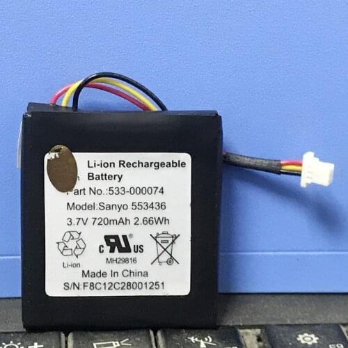 720mAh Battery 533-000074 for Logitech 981-000257, F540, G930 Batteria