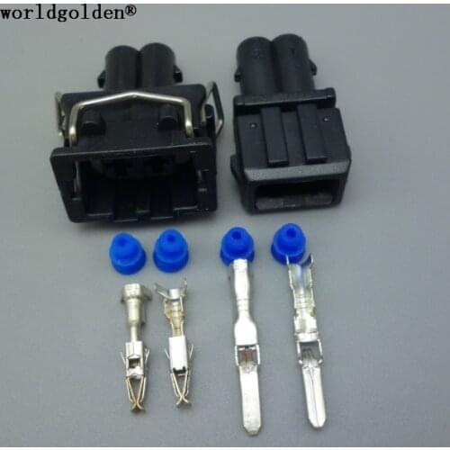 Worldgolden 2 Pin Female Male Auto Waterproof Wire Harness Connector Automotive Plug For 357 972 762 357 972 752