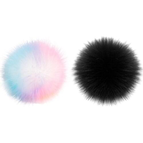DIY Fluffy Pompom Ball Buckle For Hat Shoes Scarves Bag Handbag Ornament