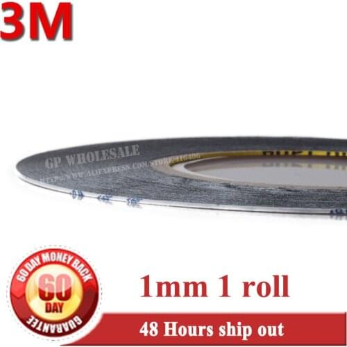 3M 9448AB 9448 Black Sticker Double Side Adhesive Tape For Cellphone Touch Screen LCD 1MM Repair 50meters length