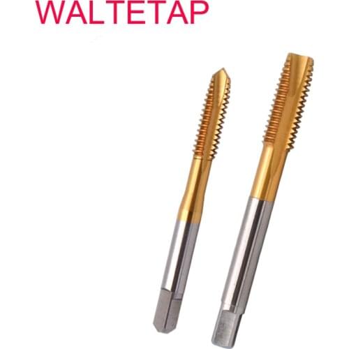 HSSE Metric Left Hand With Tin Spiral Pointed Tap M3 M4 M5 M6 M8 M10 M12 X0.5L X0.7L X0.8L X1L X1.25L X1.5L Screw Thread Taps