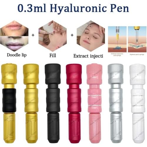 Korean Beauty Salon Uses 0.3ml Hyaluronic Acid Pen Adjust The Atomizer Gift Gun To Remove Wrinkles Lip Lift Moisturizing Healing