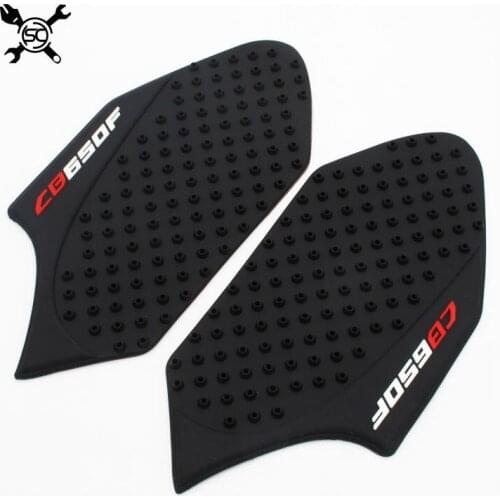 Motorcycle Anti Slip Tank Protective Pad Side Gas Knee Grip Traction Pads Protector Stickers 3M Fits For HONDA CB650F