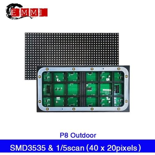 P8 Outdoor Full Color LED Display Sign 320*160mm SMD3535 1/5 Scan RGB LED Display Module Panel Video Wall Billboard