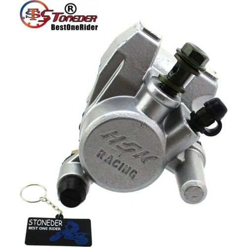 STONEDER M10x1.25 Front Single Piston Brake Caliper For GY6 50cc 125cc 150cc 250cc Scooters GY6 Engine Based Sport Style Moped