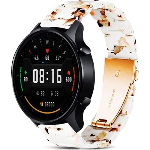 Resin strap for xiaomi mi Watch color 22mm band Replacement bracelet Watchband for xiaomi mi smart Watch Wristband