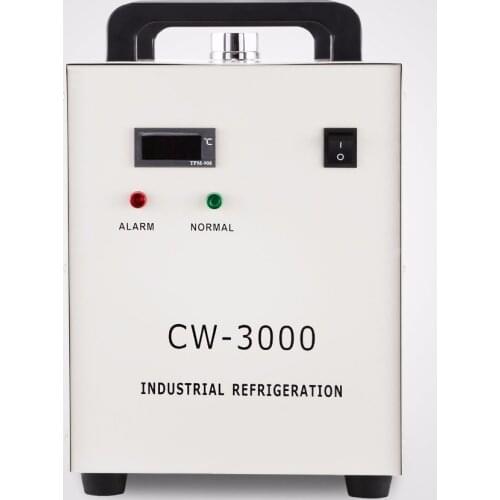 9L Capacity Industrial Water Cooler CW-3000 Thermolysis Chiller for CNC/ Laser Engraver Engraving Machines 60W/80W