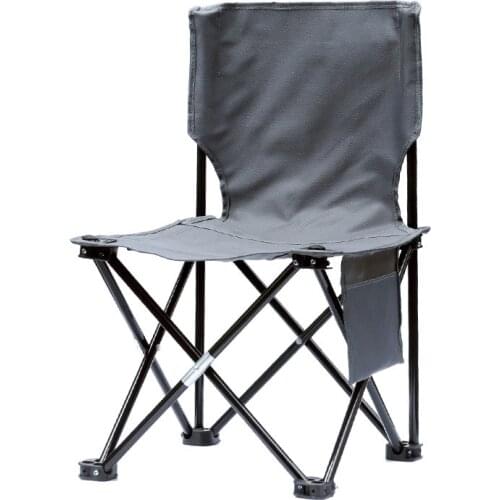 Camping Chair Foldable Portable Outdoor Fishing Beach Chair Backrest Picnic Seat BBQ Travel Easy Carry Portable Chair