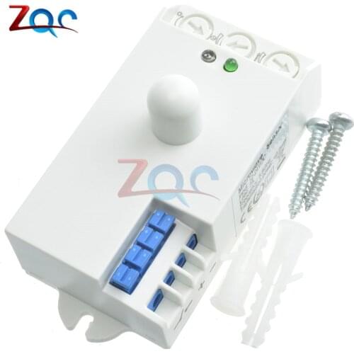 DC 12V-24V 5.8GHz Microwave Radar Sensor Body Motion sensor HF Detector Light Switch Indoor 85x38x40mm Best quality