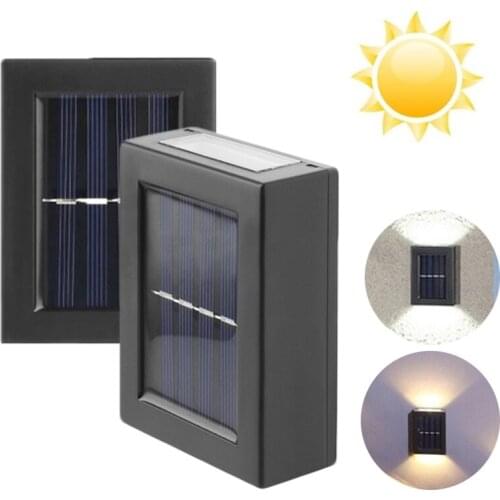 LED Solar Powered Lamp IP65 Waterproof Night Light Outdoor Garden Pathway Yard Patio Stair Steps Fence Deck Decorative Lights