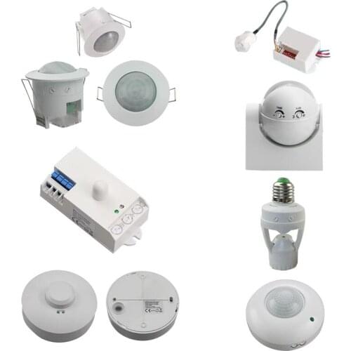 AC 220V Mini 360 Degree Ceiling PIR Motion Sensor Switch IR Infrared Induction Sensor Detector Controller Switch for LED Light