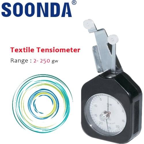 ETF Tensiometer For Textile Yarn Silk Metallic Line Cloth Metal Enameled Wires Tension Tester Pulley Pull Measuring Instrument