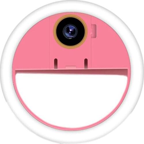 Makeup Mirror Mobile Phone Selfie Light with Wide Angle Macro Lens USB Charging LED Lamp Darkness Photo Fill Light Beauty Tools