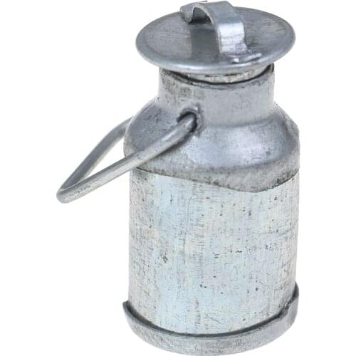 1/12 Dollhouse Miniature Milk Jug with Lid Bottle