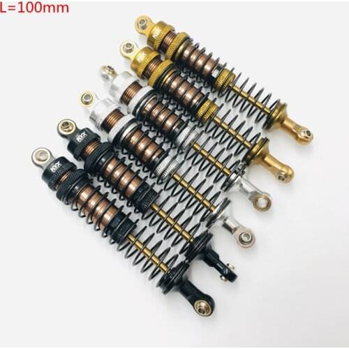 KYX L=100mm shock absorber DIY hydraulic shock absorber 1 pair for 1/10 climbing car SCX10 D90
