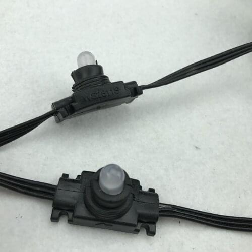 100nodes DC12V WS2811 LED technicolor pixel; all black wire;IP66 rated;100pcs a string