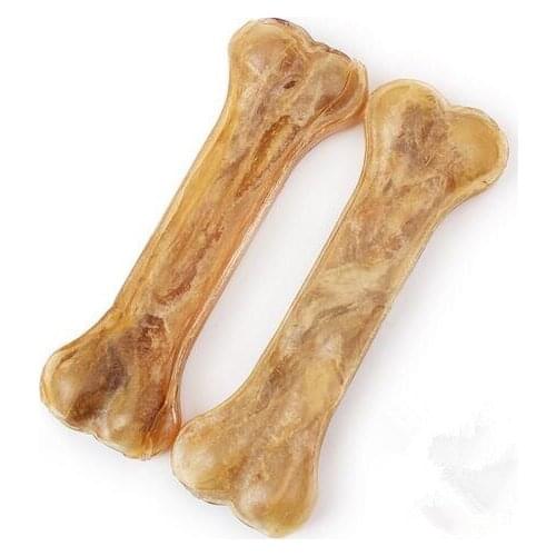 2PCS Dog Chew Bone Teething Toy Puppy Starter Kit Natural Treats Bones For Chew Supplies