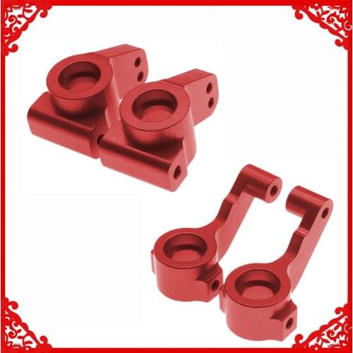 2pcs alloy Steering arm hub carrier/ rear stub axle hub carriers for rc hobby model car 1-10 ECX 2WD series upgraded hop-up part
