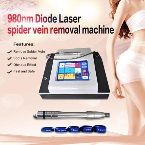 High Quality Spider Vein Treatment Machine with Skin Cooling 980nm Laser Diode Red Blood Vessel Vascular Removal Equipment