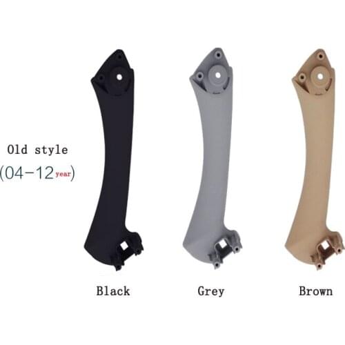 Car Gray Beige Black Armrest Door Handle Outer Cover Inner Bracket Door Panel Handle Trim For BMW E90 320 3 series 2004-2012
