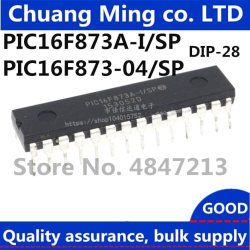 Free Shipping 50pcs/lots PIC16F873-04/SP PIC16F873-04I/SP PIC16F873A-I/SP PIC16F873A PIC16F873 DIP-28 IC In stock