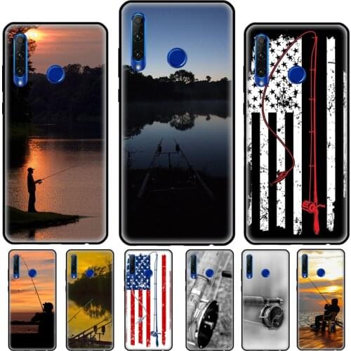 Fishing Rod For Huawei Honor 8X 9X 7X 7C 6A 8A 7S 8S 8 9 10 10X Lite 10i 7A 20 6C 4C Pro Case Cover