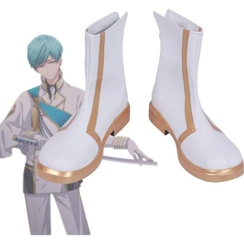 Ichigo Hitofuri Cosplay Touken ranbu Ichigo Hitofuri Cosplay Boots White Shoes Custom Made Any Size