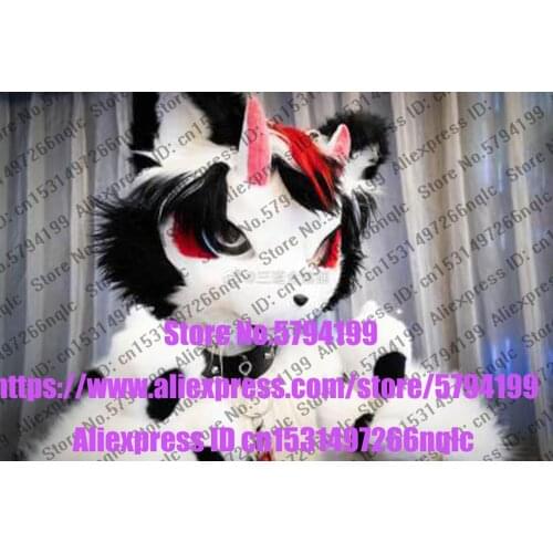 Customized Available REAL PHOTO dx0135 head CAT full sets husky dog Suit fursuit Costume fox Party Carnival Gift