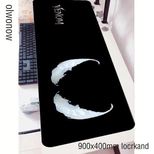 Venom mouse pad 90x40cm pad mouse locked edge notbook computer mousepad hot sales gaming padmouse gamer laptop mouse mats